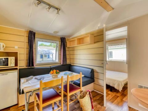 Mobilhome 4/6 personnes - Confort - 3 Pièces - Côté Camping - TV