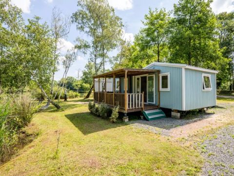 MOBILHOME 8 personnes - Mobil-Home Premium 4 Pièces 6/8 Personnes Côté Etang + TV