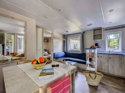 MOBILHOME 8 personnes - Mobil-Home Premium 4 Pièces 6/8 Personnes Côté Etang + TV