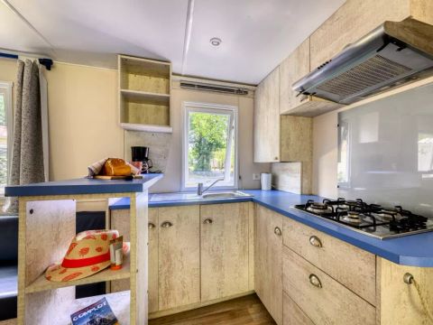 Mobilhome 6/8 personnes - Premium - 4 Pièces - Côté Etang - TV