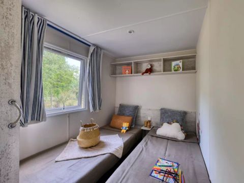 MOBILHOME 8 personnes - Mobil-Home Premium 4 Pièces 6/8 Personnes Côté Etang + TV