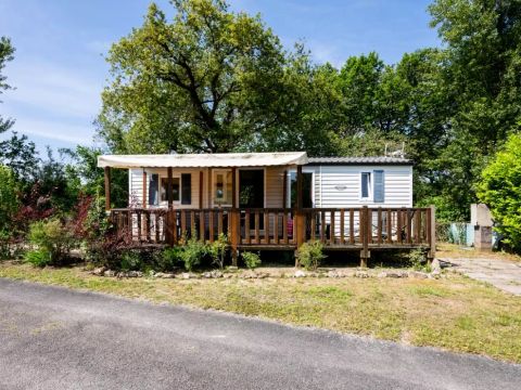 MOBILHOME 8 personnes - Mobil-Home Premium 4 Pièces 6/8 Personnes Côté Etang + TV