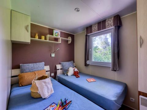 Mobilhome 6/8 personnes - Premium - 4 Pièces - Côté Etang - TV