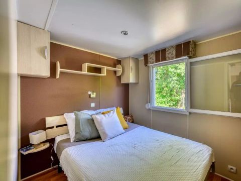 MOBILHOME 8 personnes - Mobil-Home Premium 4 Pièces 6/8 Personnes Côté Etang + TV