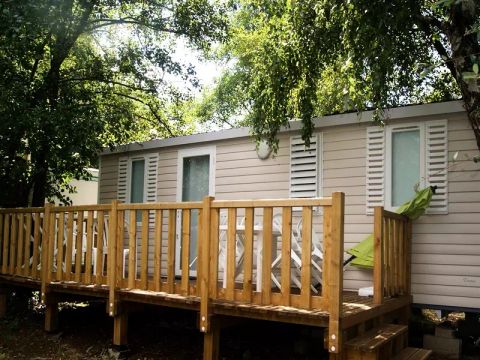 Mobilhome 4/6 personnes - Confort - 3 Pièces - Côté Étang - TV