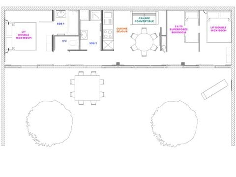 GÎTE 8 personnes - Lodge Roches et Vallées