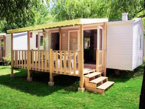 MOBILHOME 7 personnes - Cottage Confort 3 Pièces 5/7 Personnes Climatisé + TV