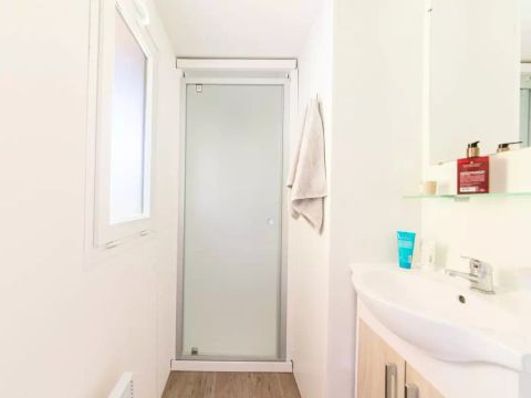 MOBILHOME 7 personnes - Cottage Confort 3 Pièces 5/7 Personnes Climatisé + TV