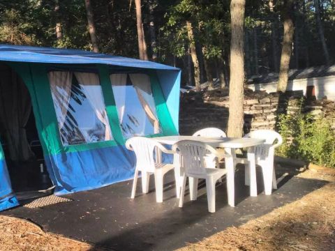Tente 4 personnes - Tente Navajo 3 Pièces 4 Sans Sanitaire