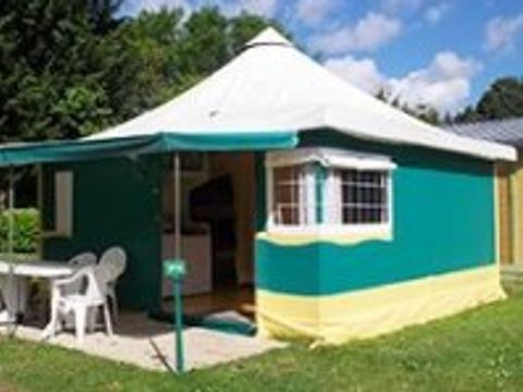 BUNGALOW TOILÉ 5 personnes - Kiwi, 2 chambres sans sanitaires
