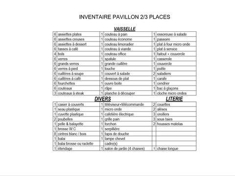 MAISON 3 personnes - EAU VIVE TERRASSE COUVERTE TV