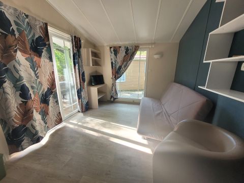 MOBILHOME 6 personnes - 4/6 Confort avec terrasse + Climatisation + TV 40m²