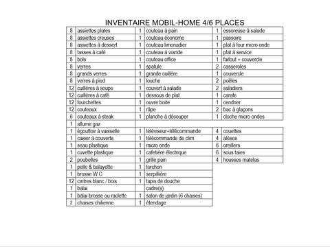 MOBILHOME 6 personnes - 4/6 Confort avec terrasse + Climatisation + TV 40m²