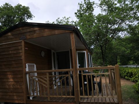 MOBILHOME 6 personnes - 6 avec terrasse + Climatisation + TV - 36m²