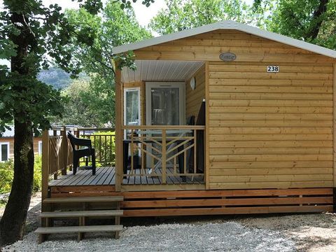 MOBILHOME 4 personnes - 4 personnes avec terrasse + climatisation + TV - 31m²