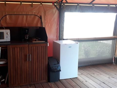 TENTE TOILE ET BOIS 5 personnes - Lodge 5 pers