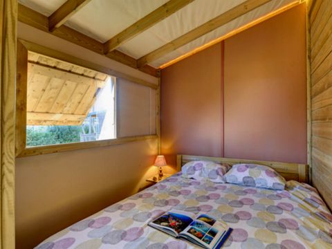 Tente en toile et en bois 4 personnes - LODGE PREMIUM SWEET