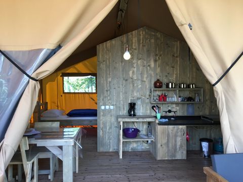 LODGE 3 personnes - Tente Lodge 3 personnes Accès PMR sans sanitaires