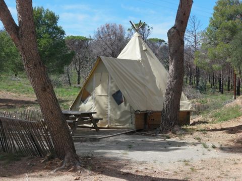 TENTE 4 personnes - Tipi (tente aménagée) -