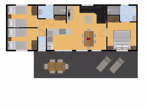 MOBILHOME 6 personnes - Vigne