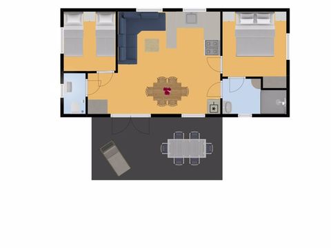 MOBILHOME 6 personnes - Cerisier