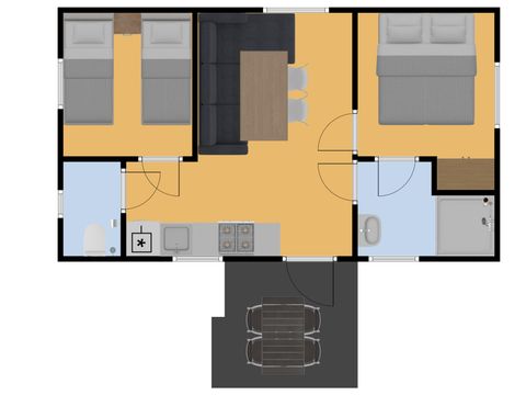 MOBILHOME 4 personnes - Pêcher