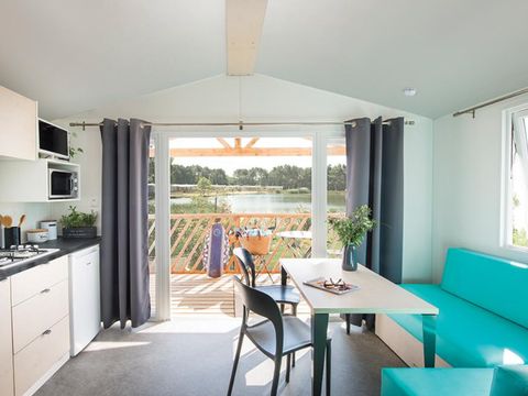 MOBILHOME 4 personnes - Pommier avec vue sur la rivière