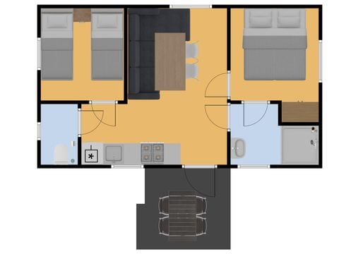 MOBILHOME 4 personnes - Pêcher