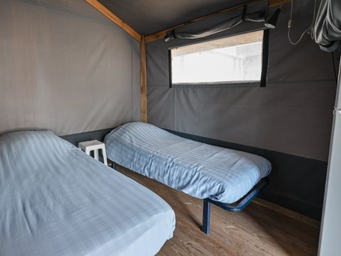 Tente en toile et en bois 4 personnes - Tente Safari Cocotier