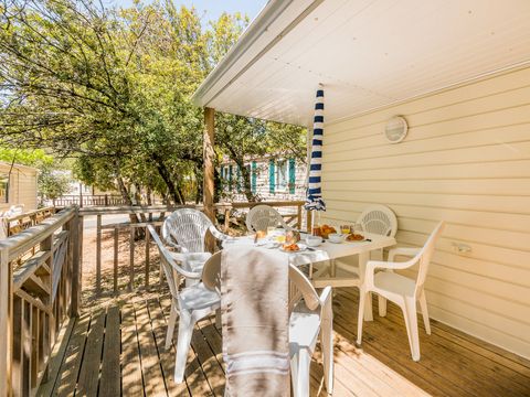 MOBILHOME 4 personnes - Comfort | 2 Ch. | 4 Pers. | Terrasse simple | Clim.