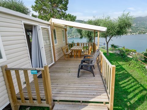 MOBILHOME 4 personnes - Comfort | 2 Ch. | 4 Pers. | Terrasse surélevée | Clim.