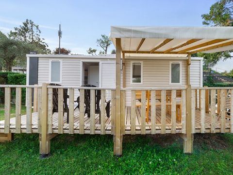 MOBILHOME 4 personnes - Comfort | 2 Ch. | 4 Pers. | Terrasse surélevée | Clim.