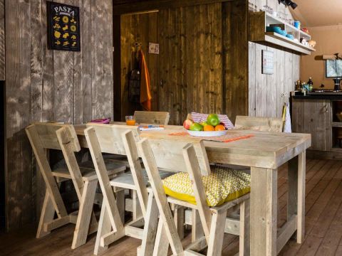 Tente en toile et en bois 6 personnes - Spotty Lodge