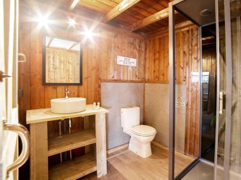 Tente en toile et en bois 5 personnes - Safari Lodge