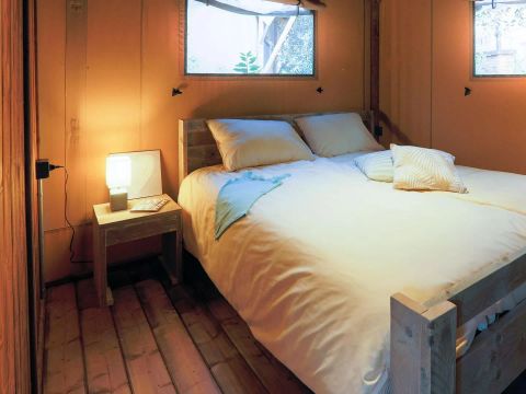 Tente en toile et en bois 5 personnes - Safari Lodge