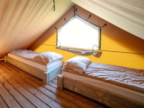 Tente en toile et en bois 5 personnes - Safari Lodge