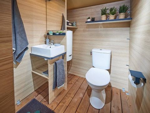 Tente en toile et en bois 5 personnes - Super Lodge | 2 Ch. | 4/5 Pers.