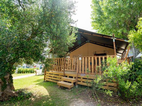 Tente en toile et en bois 5 personnes - Safari Lodge all season