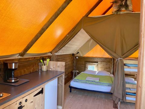 Tente en toile et en bois 5 personnes - Glamptent 2.0