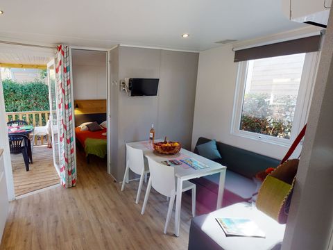 MOBILHOME 4 personnes - Castellet  - 28 m² - 2 chambres + plancha