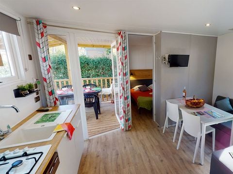 Mobilhome 4 personnes - Cassis - 28 m² - 2 chambres