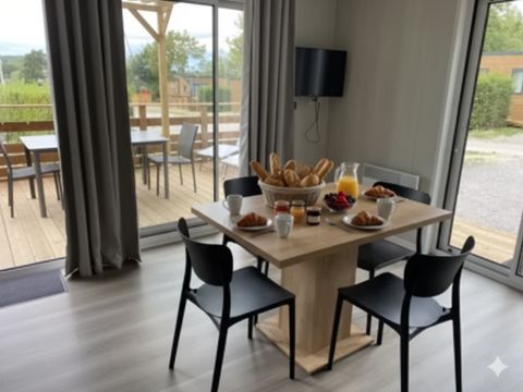 MOBILHOME 4 personnes - MOBIWOOD 36 avec son JACUZZI PRIVATIF - 2 Chambres