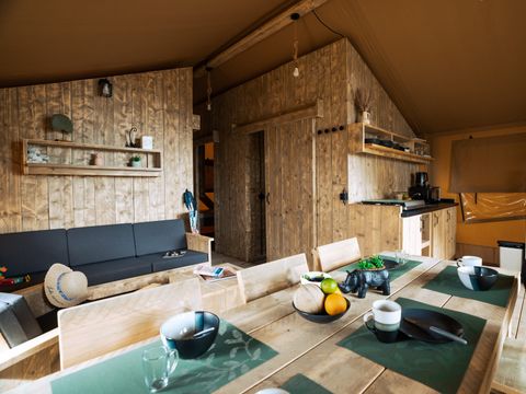 Tente en toile et en bois 5 personnes - WOODLODGE