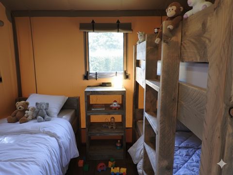 Tente en toile et en bois 5 personnes - WOODLODGE