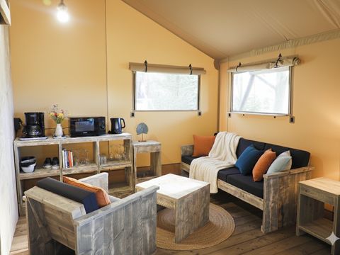 Tente en toile et en bois 5 personnes - LUXURY SAFARI LODGE