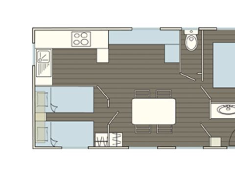 MOBILHOME 4 personnes - MH2 SAVANAH 31 m²