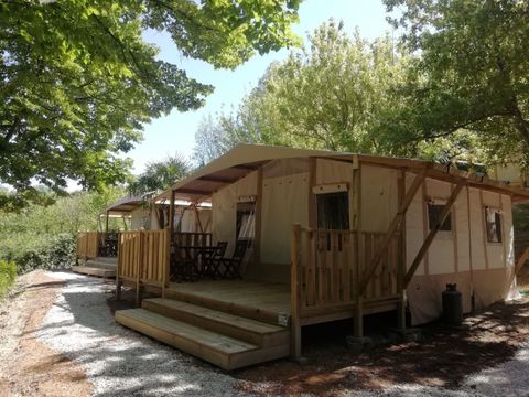 Tente en toile et en bois 5 personnes - TREND LODGE
