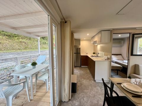 MOBILHOME 2 personnes - (2 personnes incluses - 2 personnes supplémentaires possibles moyennant un supplément, veuillez contacter le camping)