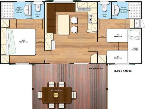 MOBILHOME 5 personnes - SunLodge Redwood
