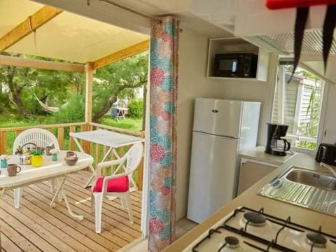 MOBILHOME 4 personnes - Mobil-home | Comfort | 2 Ch. | 4 Pers. | Terrasse surélevée | Clim.